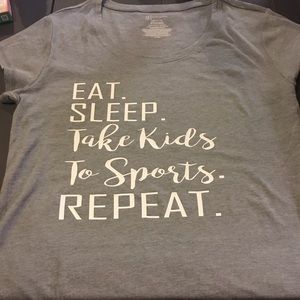 Women’s 100% handmade vinyl sports shirt NWOT